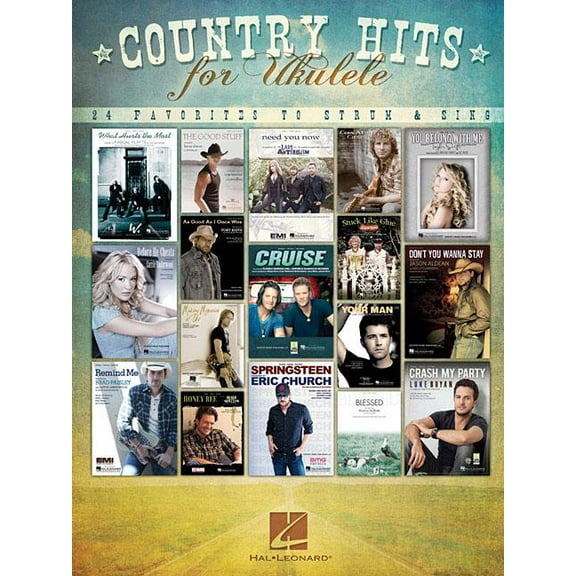 Country Hits for Ukulele: 24 Favorites to Strum & Sing (Paperback)