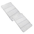 thumbnail image 1 of Oleegame 2PC Stainless Grill Rack Antiscalding Surround Furnace Bracket Household Baking Rectangular Oil Drain Rack Silver, 1 of 2