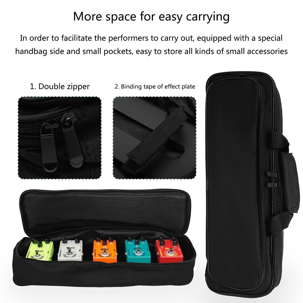 Yihuala Electric Guitar Pedal Board Effects Pedalboard Pedal Musical Instrument Accessories Aluminium Alloy Effects Pedalboard