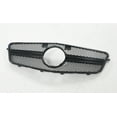 thumbnail image 3 of Black/Silver AMG Stlye Front Grille For Mercedes-Benz W212 E Class 2009-2013 E300 E350 E200 Upper Bumper Hood Mesh Grid Grills, 3 of 6