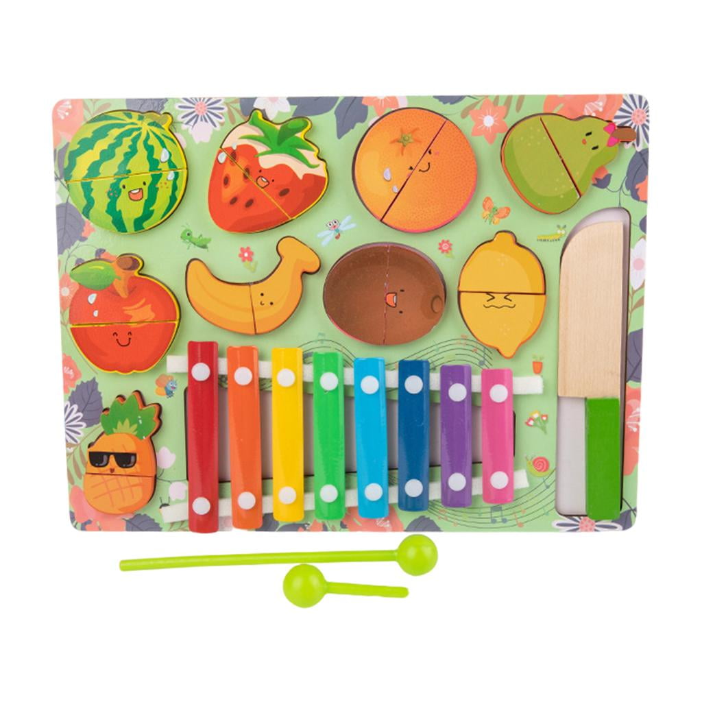 8toned Xylophone Cutting Fruit Educational Rhythm Percussion