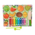 thumbnail image 1 of HILABEE 8 Note Xylophone Cutting Fruit Colorful Keyboard Educational Early Learning with, 1 of 9