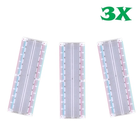 3X MB-102 830 Point Prototype PCB Solderless Breadboard Protoboard 3X MB-102 830 Point Prototype PCB Solderless Breadboard Protoboard