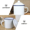 thumbnail image 4 of Miangastore Tasse d'Eau Rétro Émaillée Mug de Camping Extérieur Mug Émaillé Portable pour Eau Café Lait, 4 of 9
