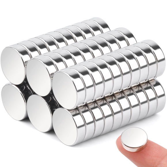 Imanes de neodimio Keukenket, 10 x 3 mm, paquete de 60 unidades, para uso industrial
