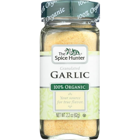 Spice Hunter Garlic Granulated Organic 2.2 oz (Pack of 6)