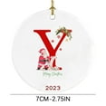 thumbnail image 3 of Decoraciones de Navidad Al Aire Libre Decoración Del Árbol de Navidad Colgante Personalizado Navidad 26 Carta Decoración, Decoración Del Árbol de Navidad Regalo de Navidad Decoraciones Del Árbol de Na, 3 of 3