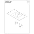 thumbnail image 3 of Fauceture LBT37227W38 Continental 37" x 22" Ceramic Vanity Top with Rectangular Sink, White, 3 of 8