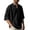 Black, variant on Breathable Blend ’s Solid Short Sleeve T Shirt For Everyday Comfort And Cool Fit Lightweight Apparel