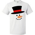 thumbnail image 3 of Inktastic Snowman with Top Hat and Carrot Nose T-Shirt, 3 of 5