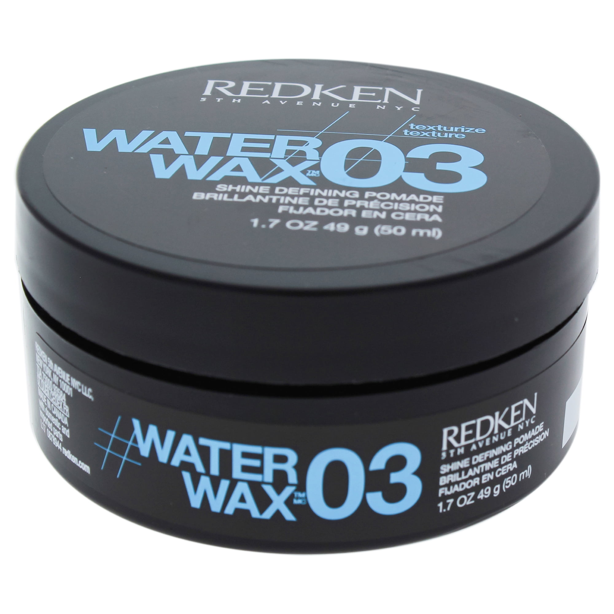 Redken Water Wax 03 Texturize Shine Defining Pomade, 1.7 Oz