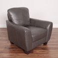 thumbnail image 3 of CorLiving Jazz Brownish Grey Bonded Leather Chair, 3 of 5