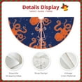 thumbnail image 5 of Bingfone Christmas Tree Skirt Mat Christmas Decoration Interior 48"-Octopus, 5 of 8