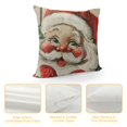 thumbnail image 4 of SHANXI Christmas Pillow Covers , Black Striped Decorative Throw Pillow Cases Outdoor Winter Cushion Covers Holiday Sofa Couch Bed Decor 24x24in, 4 of 5