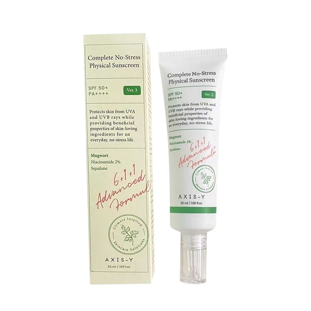 Clearance Sunscreen Water Based Sunscreen Skin Moisturizing Sunscreen Non Stick Isolation Light Mild White 50ML