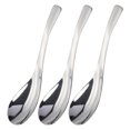 thumbnail image 2 of Troglfold meal spoon 3pcs Stainless Steel Soup Spoons - Small Size,5.31"X1.38"X0.1", 2 of 10