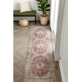 thumbnail image 6 of Well Woven Tonti Red Washable Vintage Style Persian Runner Rug 3x10 (2'7" x 9'10"), 6 of 8