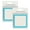 Blue_2Pcs, variant on Shiny Transparent Sticky Notes Cute Pastel Self-Adhesive Memo Pads For Home & Office List Records