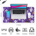 thumbnail image 5 of Long Mouse Pads for Desk,Halloween Cute Ghosts and Skeletons Desk Mats on Top Of Desks, Desk Mouse Pad Extra Large with 3mm Non-Slip Base and Stitched Edge for Gaming,Office,Work,Home 31.5"x15.7", 5 of 6