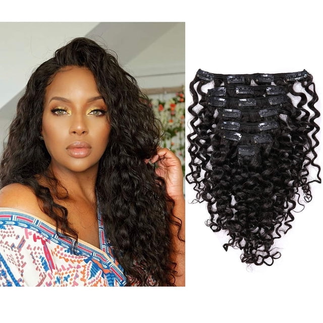 Extensiones de cabello Lacerhair Water Wave, 40 cm, 120 g, 7 unidades