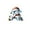Letter A, variant on Acrylic Christmas Decoration Single Letter U - Cute Snowman 2D Printed Flat Hanging Ornament, for Home Wall Window Showcase Christmas Tree Hanging Decoration