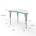 thumbnail image 2 of Tot Mate Versa Interactive Markerboard Desk, Adjustable Height Kids Table, Ocean 21 - 30" H Lge Wing, 2 of 5