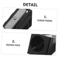 thumbnail image 5 of Carpenter Pencil Sharpener, 2 Pack Manual Woodwork Pencil Cutter for Construction, Portable Sharpener for Lumber Crayons, Red+Black, 5 of 6
