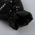 thumbnail image 5 of Alvivi Kids Girls Shiny Sequins Harem Pants Hip Hop Trousers Street Dance Wear Performance Costumes Black 7-8, 5 of 7