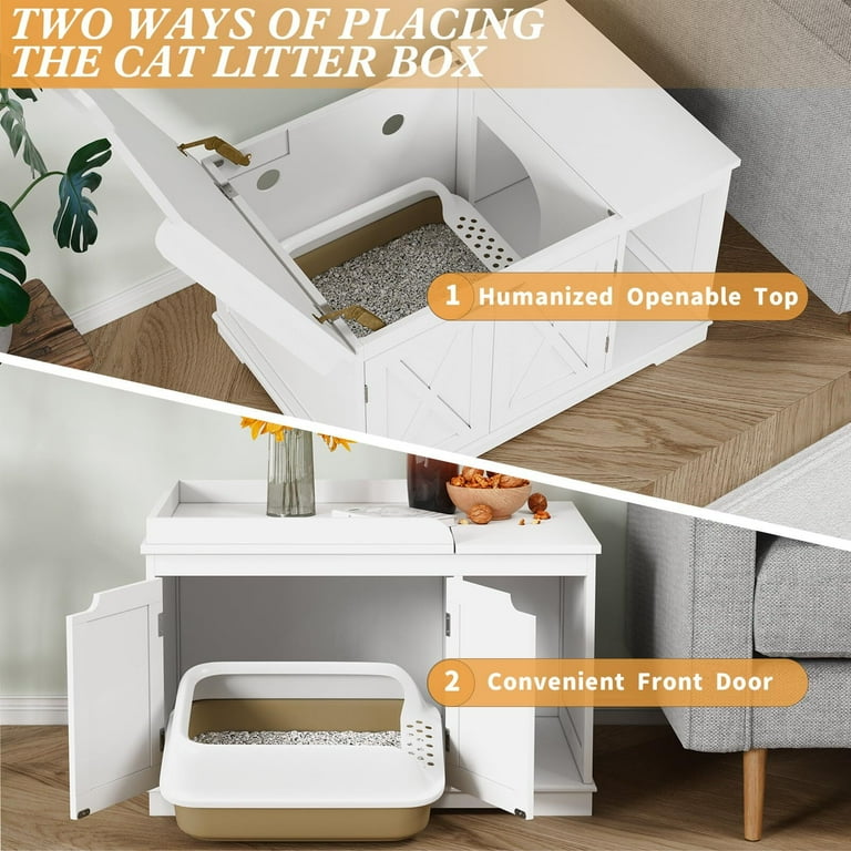 Flip top litter box sale