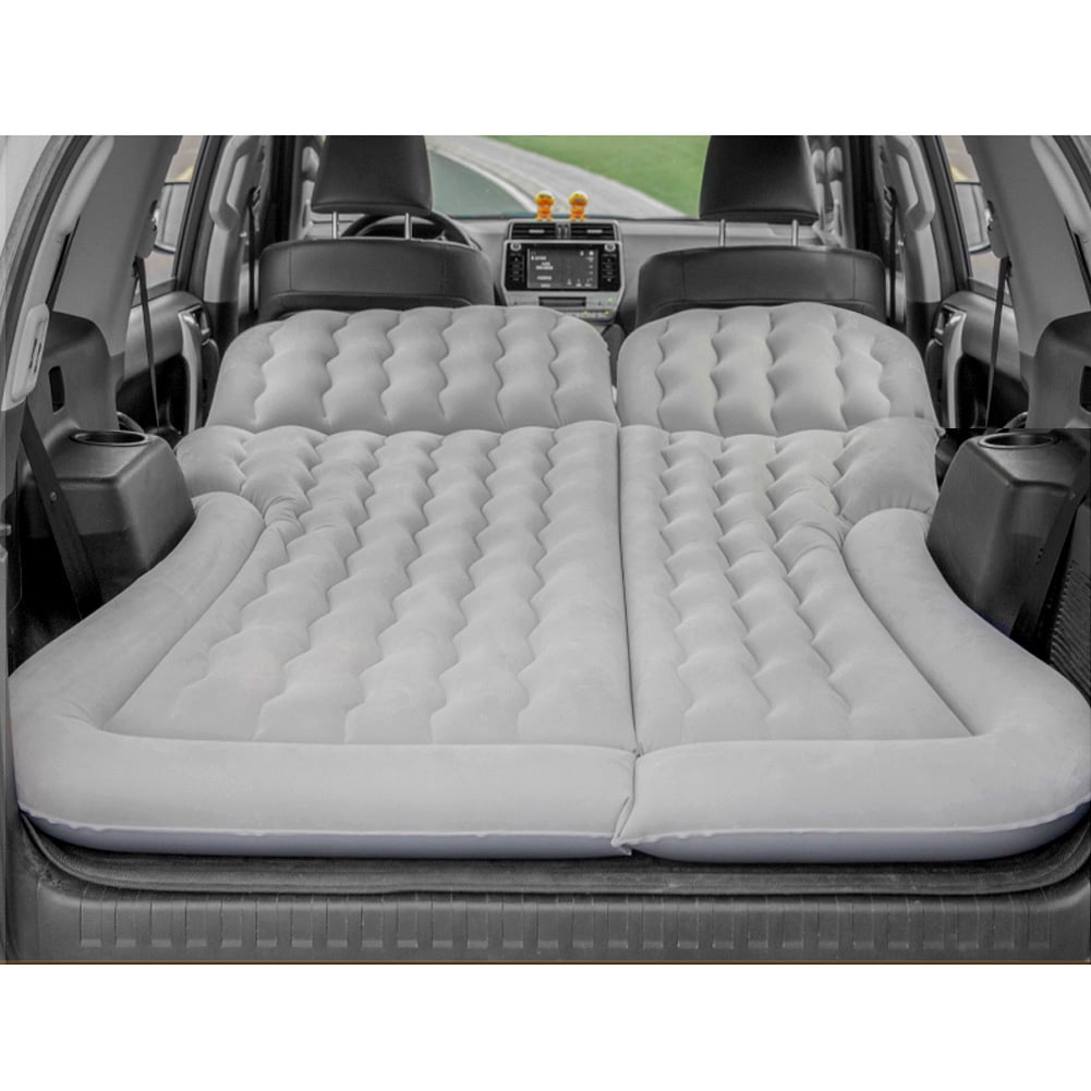 Inflatable Travel Mattress PVC Flocking Soft Sleeping Rest Cushion for Car SUV,SUV Inflatable Mat,Car Inflatable Bed