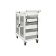 thumbnail image 2 of CSC32ACW 32 Device AC Charging Station Cart for Chromebooks and Laptops, Wall Mount Option, White, 2 of 11