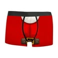 thumbnail image 3 of Pitauce Mens Christmas Boxer Underwear Funny Holiday Boxers Ugly Xmas Boxer Briefs No Fly, S-2XL, 3 of 3