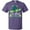 Purple, variant on Vero Beach, Florida Happy Sea Turtle T-Shirt