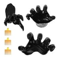 thumbnail image 4 of Teqhome Halloween Decorations Pack of 3 Wall Mounted Creepy Reaching Hands with Lighted Candles Scary Halloween Wall Decorations Indoor, 4 of 11