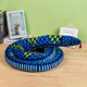 thumbnail image 4 of Serpiente de peluche de peluche, Anaconda gigante, juguetes realistas para niños, azul, 110 pulgadas, azul ER, 4 of 4