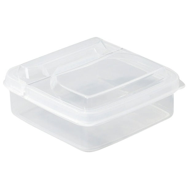 Caja de queso para nevera Recipiente de queso para rebanadas Rebanada de jamón Caja de queso para salchichas Mantiene la comida más fresca