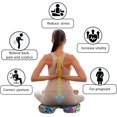thumbnail image 3 of Seat Cushion for Tailbone Pain Relief Office Computer Memory Foam Chair Cushion for Pressure Relief Coccyx Cushion Tailbone Pain & Sciatica Boho, 3 of 6