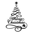 thumbnail image 2 of Christmas Window Clings Holiday Wall decals, Christmas Tree Window Vinyl Wall Stickers Home Decorations Gifts, 2 of 4