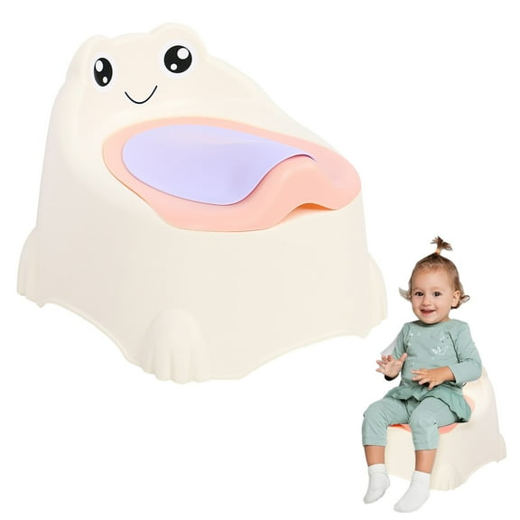 Clearance! Denhf Baby Potty Training Toilet Seat, Kids Portable Potty with Removable Bowl Guard, Travel Potty Seat for Infants Toddlers 1-6 Years, Potty Chair, Car Potty, Training Potty, Pink