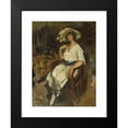 thumbnail image 2 of Konstantin Alexeevich Korovin 11x14 Black Modern Framed Museum Art Print Titled - Portrait Of&nbsp;Madame Maria Rubin (1922), 2 of 5