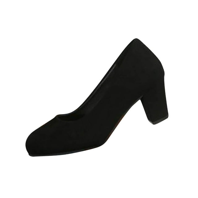 Lenago Chaussures pour Femmes Hey Dudes Chaussures pour Femmes Femmes à la Mode et Décontractées Polyvalentes Chaussures Mary Talon Épais Bout Rond et Chaussures à Talon Moyen Chaussures pour Femmes