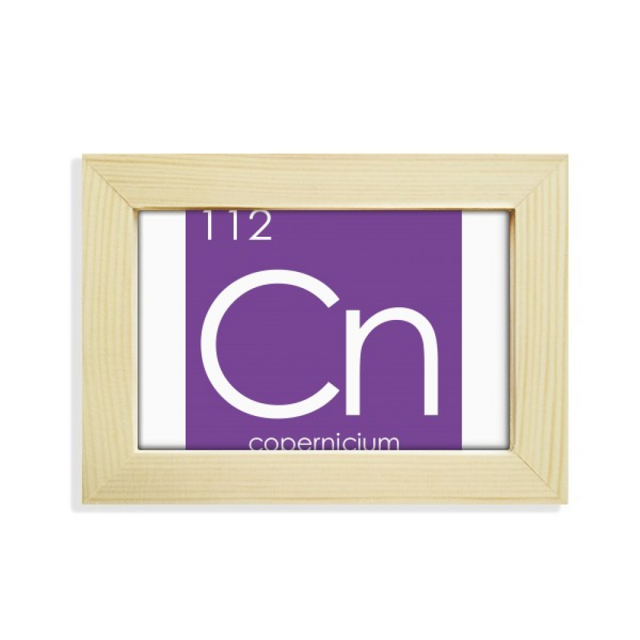 Chestry Elements Period Table Transition Metals Copernicium Cn Desktop Decorate Photo Frame Picture Art Painting 5x7 inch