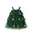 thumbnail image 5 of Nuevo vestido de Navidad, vestido de pastel de Luna y estrella, falda tutú de malla de princesa, vestido con tirantes para niños, vestido de vacaciones, 5 of 5