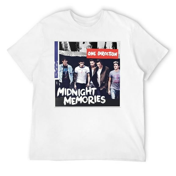 Starry Night Memories T-Shirt, Retro Music Graphic Tee, Vintage Band Style Apparel for Fans White-style M