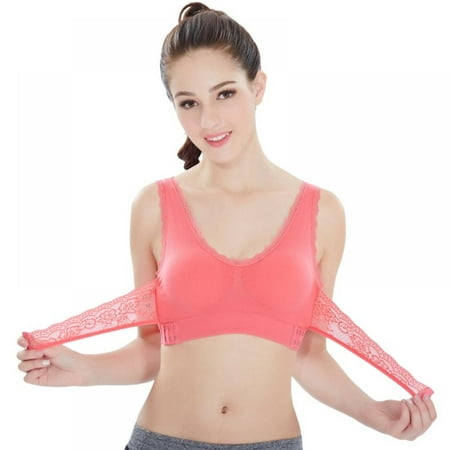 

1 Pack Women S Sports Bras Cross Front Buckles And Removable Padded Yoga Sports Bras