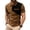 Mens Shirts Coffee, variant on Business Casual Mens Button Pullover Turn-Down Collar Short Sleeve Color Block Fashion Shirt Top Workoutwear Fathers Day Gift