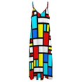 thumbnail image 5 of Bauhaus-esque Robe Sans Manches Moderne Mi-Siècle 4 Robes Femmes Été 2024 Longue Robe Femmes Été, 5 of 5