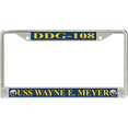 thumbnail image 1 of USS Wayne E. Meyer DDG-108 License Plate Frame, 1 of 1