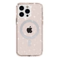 thumbnail image 2 of Allytech Magnetic Case for iPhone 14 Pro Glitter Clear for Women Girls, [Anti-Yellowing] Sparkle Bling Girly Cute Phone Case Compatible with MagSafe, Soft TPU Slim Thin Cover, Gold, 2 of 8