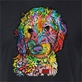 thumbnail image 2 of Dean Russo Sweet Poodle Dog Lover Mens Premium Tri Blend T-Shirt, True Black, X-Large, 2 of 6